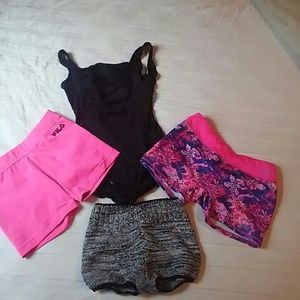 4 piece set of dance clothes